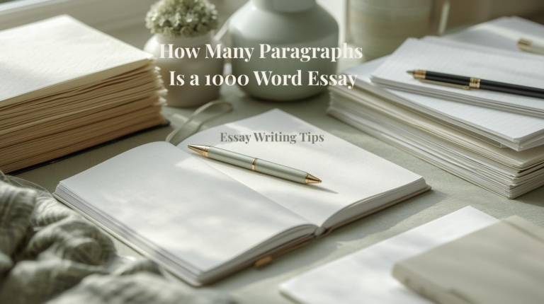 How Many Paragraphs Is a 1000 Word Essay?