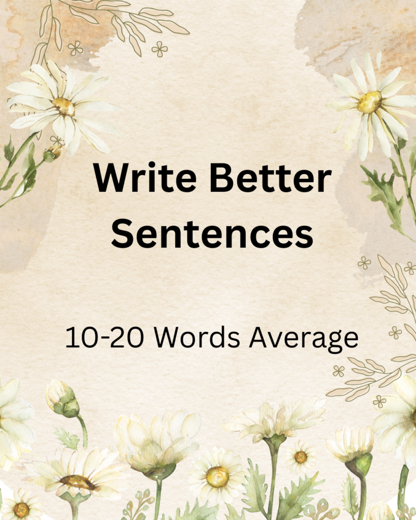 how to write better sentences