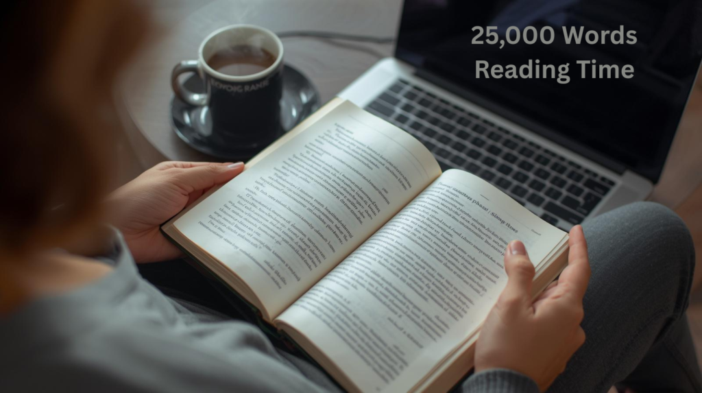 how long does it take to read 25000 words