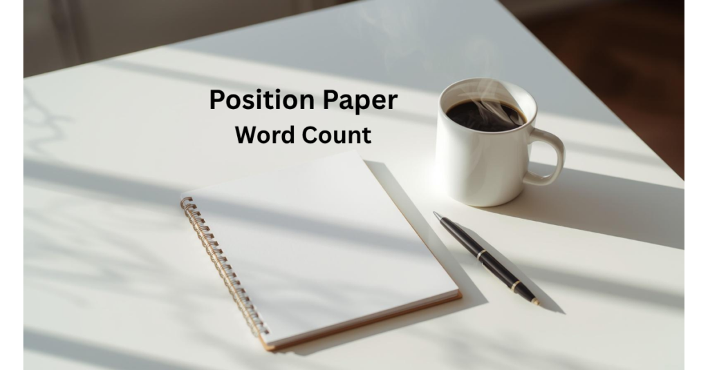 how many words is a position paper