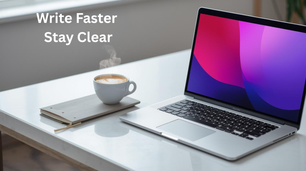how to write faster without losing quality